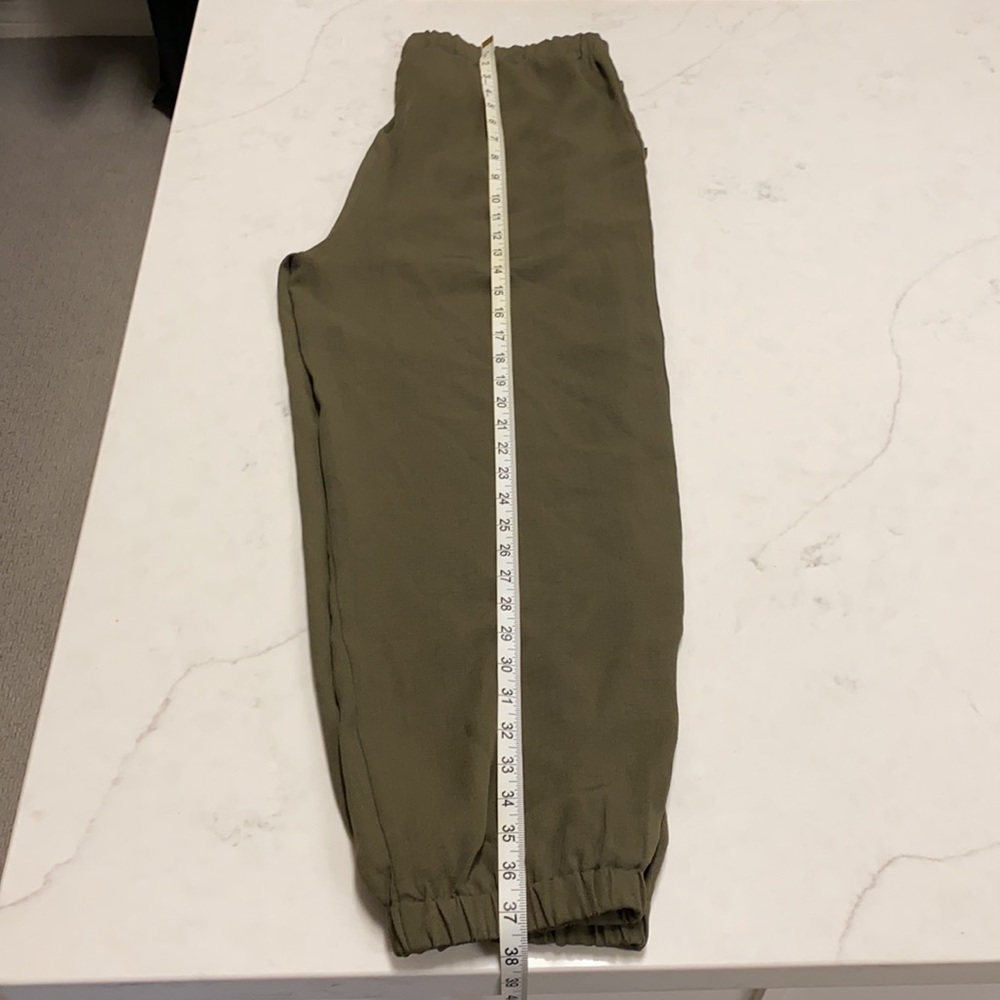 Doe & Rae OLIVE GREEN PANTS - Picture 9 of 9